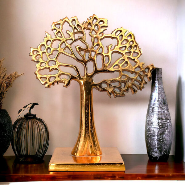Premium Gold Finish Tree – Home Decoration