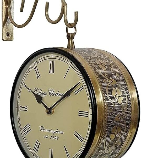 Railway Clock Brass
